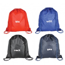 210D Polyester Drawstring Backpacks