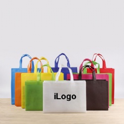 Large 80 gsm Non-woven Shopping Tote with 1 color imprint