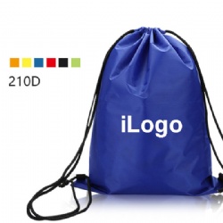 210D Polyester Drawstring Backpacks