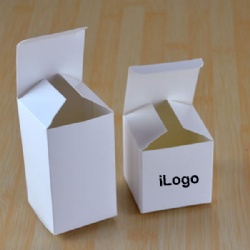 Foldable White Box for Packaging inside