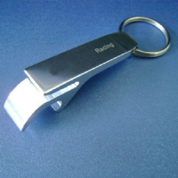 Bottle or Can Opener Keychain with laser engraved imprint